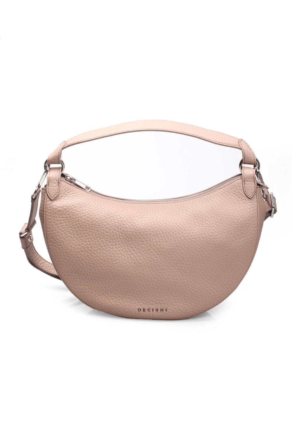 shop ORCIANI  Borsa: Orciani Mini Bag "Dumpling" Soft in pelle con tracolla.
Finitura palladio.
Tracolla rimovibile a catena.
Portacarte interno.
Chiusura a zip.
Dimensioni: Larghezza: 24 cm / Altezza: 16 cm / Profondità: 10 cm.
Composizione: 100% pelle di vitello.
Made in Italy.. B02183 SOF-CMO number 5307703